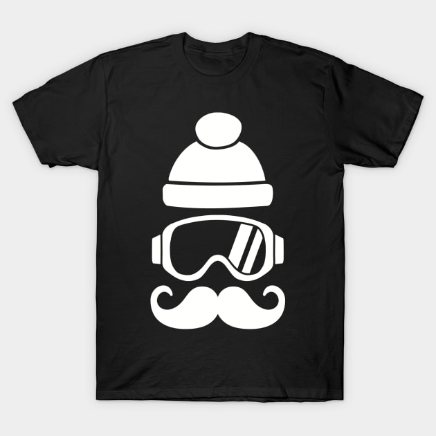 Ski mustache T-Shirt by Designzz